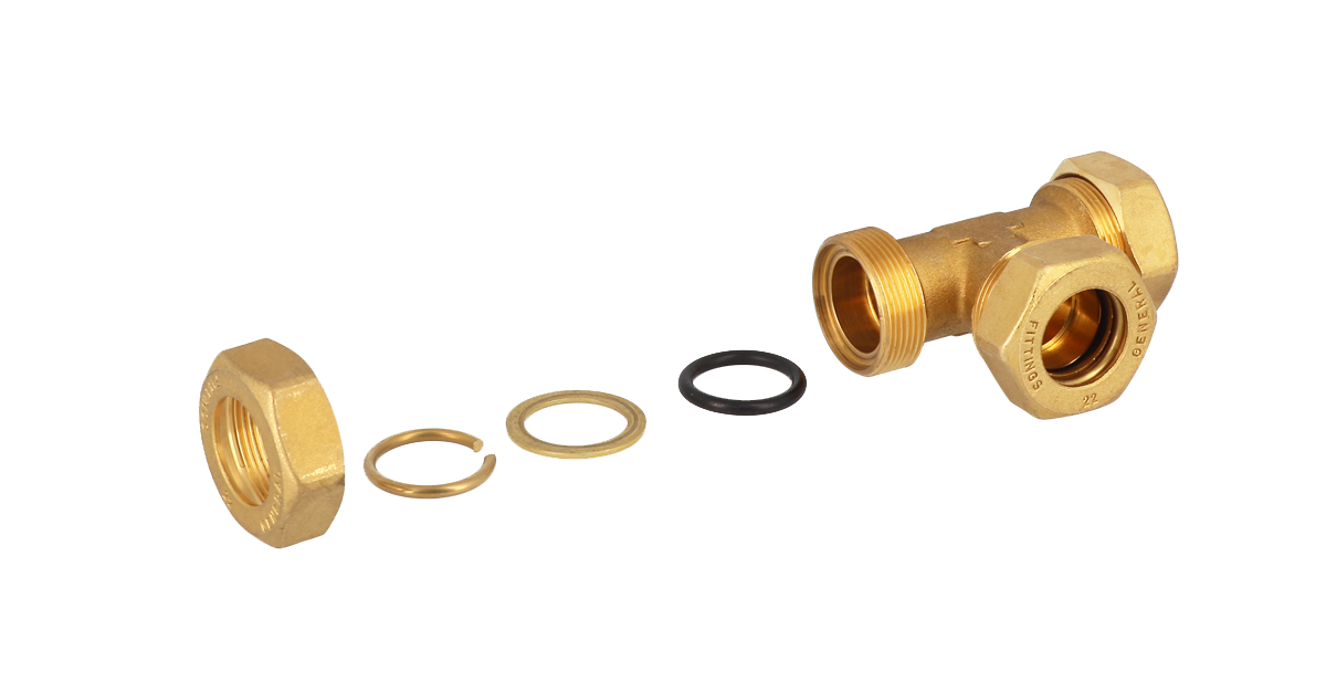 Compression fittings with ORing General Fittings